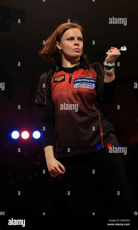 Lakeside, Frimley Green, Surrey. 5th Jan, 2014. Anastasia Dobromyslova (Rus) beats Karin Krappen ...