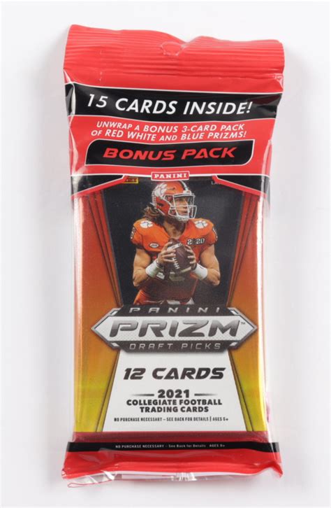 Panini Prizm Draft Picks Nfl Football Cello Pack With Cards