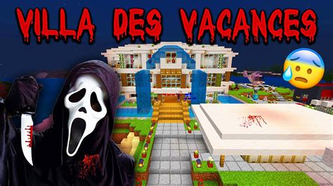 MEURTRE DANS LA VILLA DES VACANCES COURT MÉTRAGE MINECRAFT HORREUR