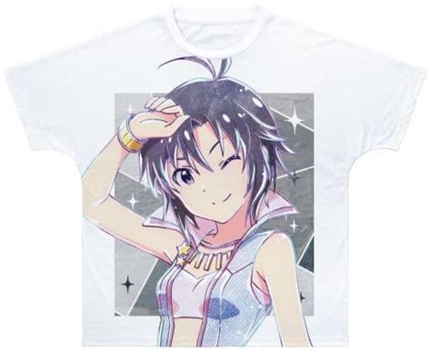 Makoto Kikuchi Ani Art Full Graphic T Shirt White Unisex S Size Idol