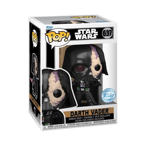 Funko Pop Star Wars Darth Vader With Damaged Helmet Special