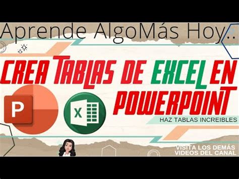 Como Hacer Tablas En Powerpoint Actualizado Youtube