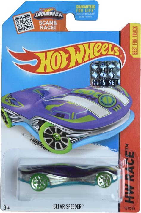 Amazon Hot Wheels Clear Speeder HW Race Purple Toys Games