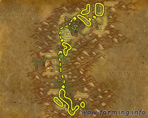 Silithus Mining Route Classic Farming Runecloth In Silithus Classic