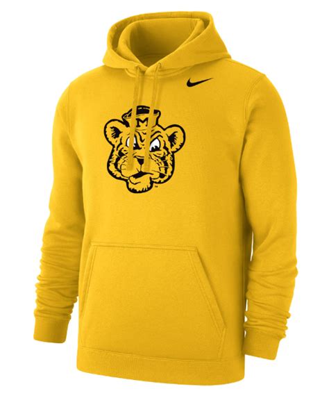 Mizzou Tigers Nike® 2023 Vault Beanie Tiger Logo Gold Hoodie Tiger