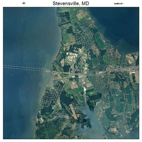 Aerial Photography Map of Stevensville, MD Maryland