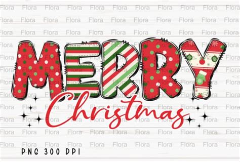 Merry Christmas Trees Sublimation Png Graphic By Flora Co Studio