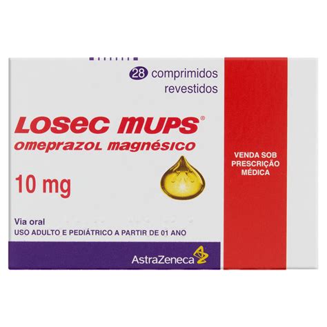 Losec Mups 10mg Astrazeneca 28 Comprimidos