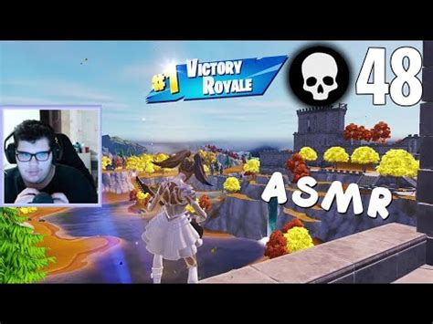 ASMR FAST MOUTH SOUNDS FORTNITE 46 KILLS SOLO VS SQUAD LA MEJOR PARTIDA