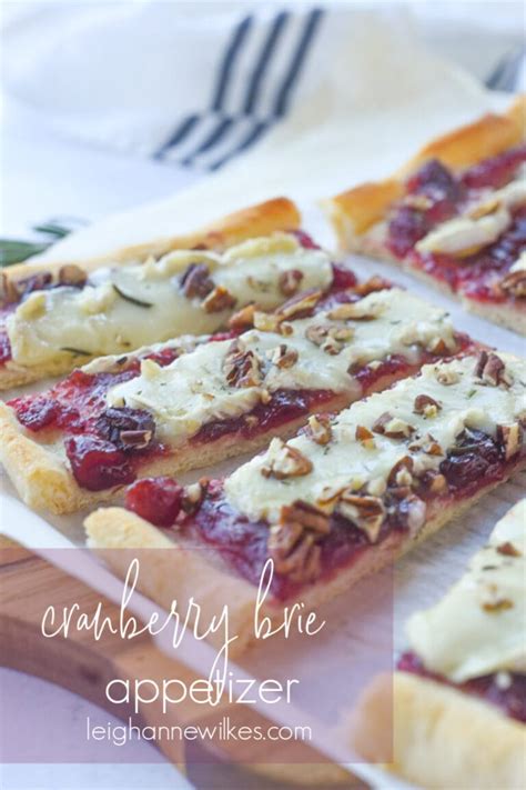 Cranberry Brie Pizza Appetizer Leigh Anne Wilkes