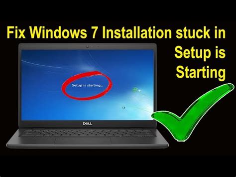 Windows Installation Stuck In Setup Is Starting Windows Stuck At