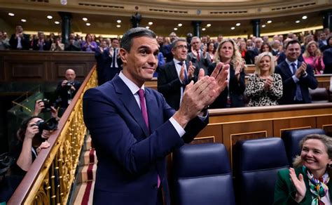 Pedro Sánchez fue reelecto como presidente de España por tercera vez