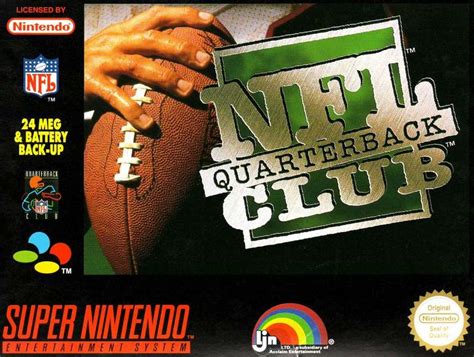 NFL Quarterback Club (1994) SNES box cover art - MobyGames