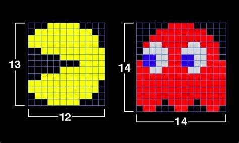 Pac Man And Ghosts Bead Sprite Game Perler Art Set Of 6 Artofit