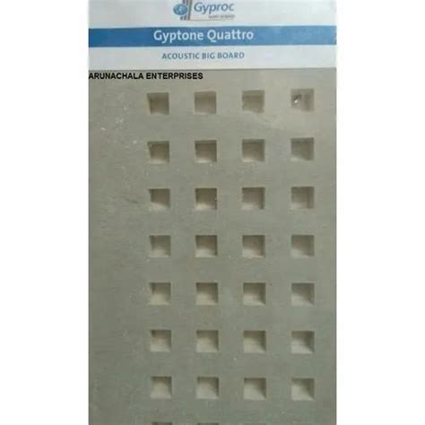 Mineral Fiber Coated Gyproc Gyptone Quattro Acoustic Ceiling Tiles