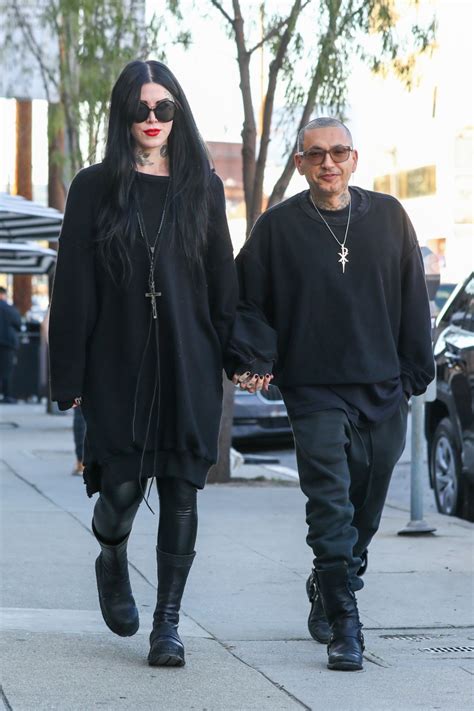 Kat Von D And Rafael Reyes Out For Lunch In Los Angeles