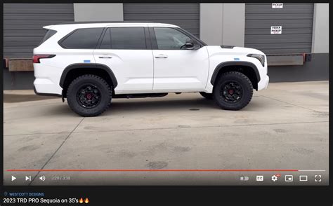 Westcott Designs 35 Tires On 2023 Sequoia Trd Pro