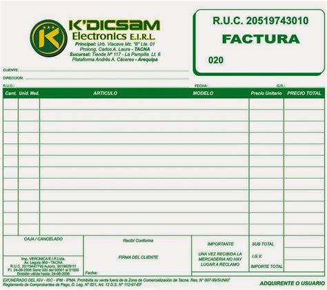 Formato De Facturas En Excel Themelower