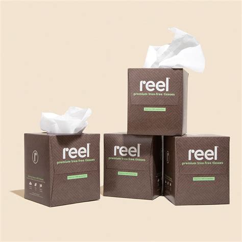 Eco Friendly Tissues 100 Recycled Facial Tissues Reel®