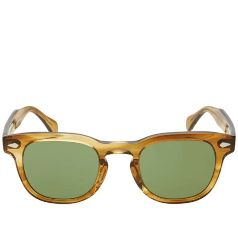 Moscot Men S Gelt Sunglasses In Honey Blonde Calibar Green Moscot