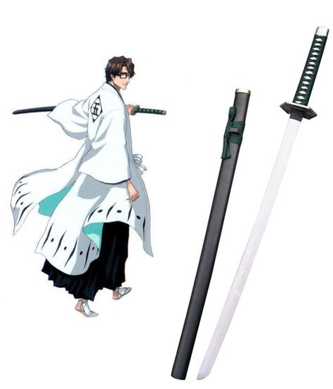 Bleach Aizen Sousuke Zanpakutou kyoukasuigetsu Cosplay Wooden Weapons ...