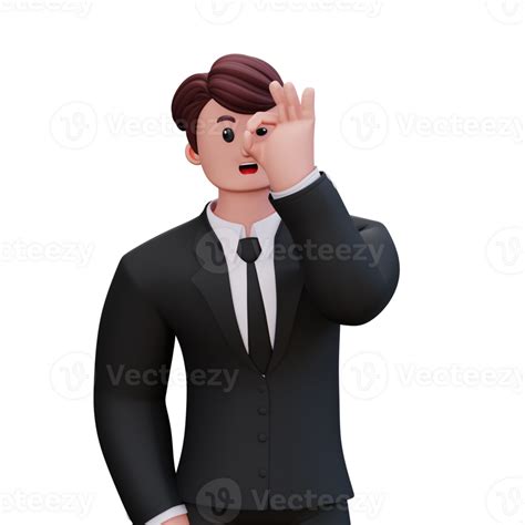 Empresario De Personajes 3d 23406122 Png