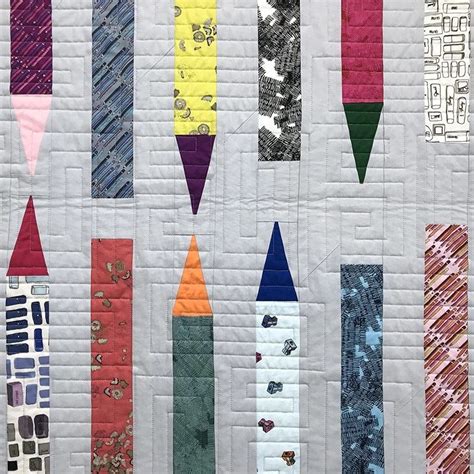 Colored Pencils Quilt Kit From Stitchin Post In 2020 Quilts Quilt