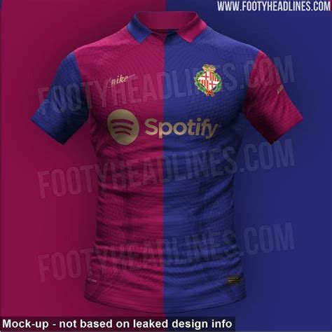 ¡así Sería La Camiseta Del Barça Para Celebrar Los 125 Años De Historia