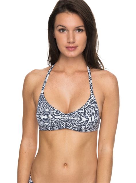 Girl Of The Sea Athletic Tri Bikini Top ERJX303609 Roxy