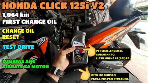 Honda Click I Change Oil Lumayas Ang Dragging Youtube