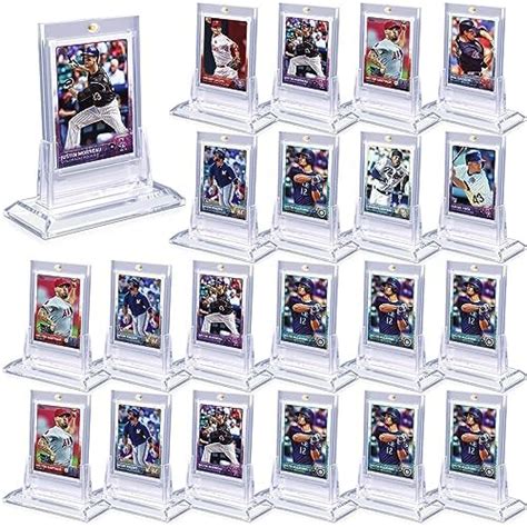 Amazon 24ct Magnetic Card Holders For Trading Cards35pt Acrylic