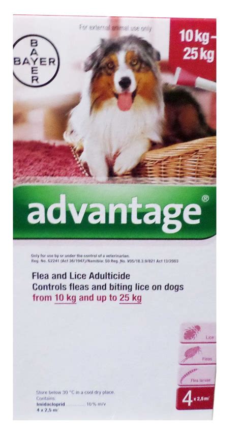 Advantage Dog Large 10 25kg Red For Ticks And Fleas Shop Today Get