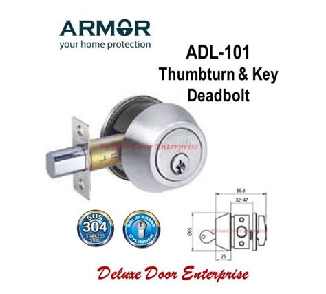 Armor Adl Deadbolt Thumbturn Key Deadbolt Deadbolt Key