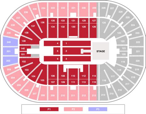 Section 101 Amalie Arena Seating Chart With Rows And Seat Numbers