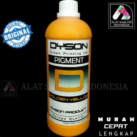 Jual BIANG WARNA SABLON ORANGE KUNING PIGMEN GOLDEN YELLOW DYSON 1KG