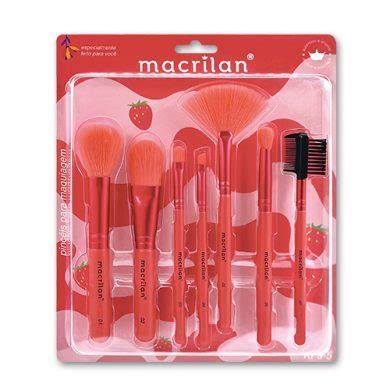 Kit KP9 5 7 Pincéis para Maquiagem Macrilan Macrilan