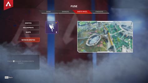 Apex Legends Skydive Emotes How To Equip Get Them Dot Esports