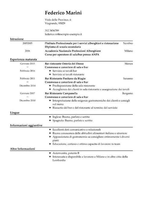 Modelli Di Curriculum Vitae In Word Livecareer