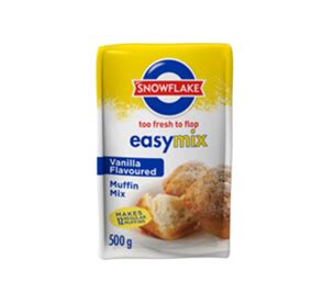 Snowflake Easy Muffin Mix Vanilla 500g Cape To Cairo