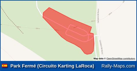 Park Ferm Circuito Karting Laroca Stage Map Rallye Alfoz De