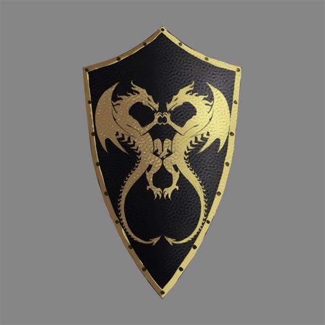 Gold Dragon Crest Logo - LogoDix