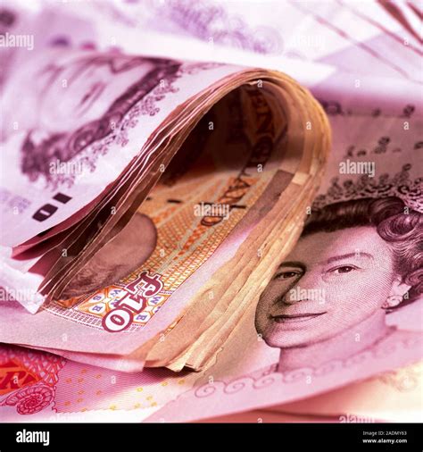 British Currency Consisting Of Ten Pound Notes Stock Photo Alamy