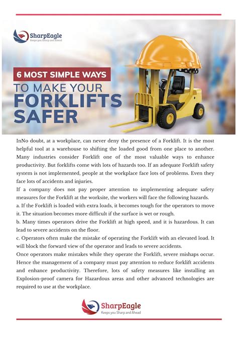 PPT The Best Ways To Make Your Forklifts Safer With Forklift Safety