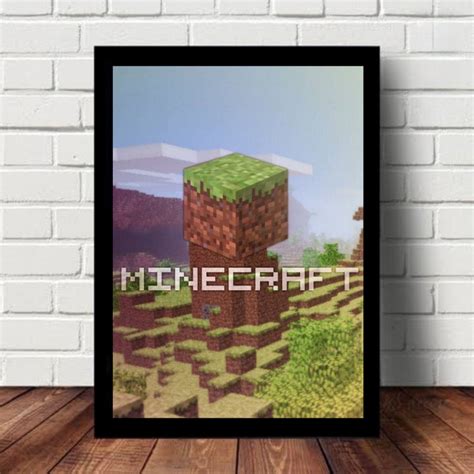 Quadro Decorativo Minecraft Games Elo7 Produtos Especiais