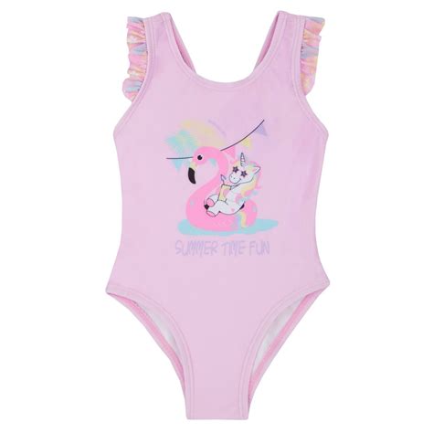 M Dchen One Piece Pink Einhorn Badeanzug Kinder Bademode Bikini Ebay