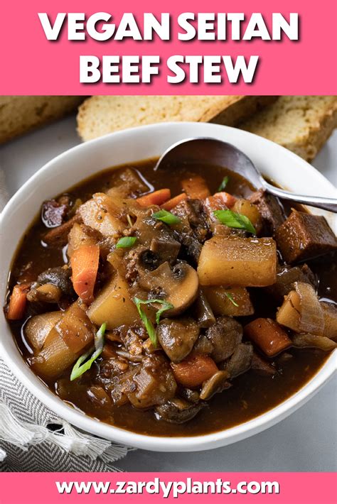 Vegan Beef Stew Vegan And Oil Free Recipes Zardyplants