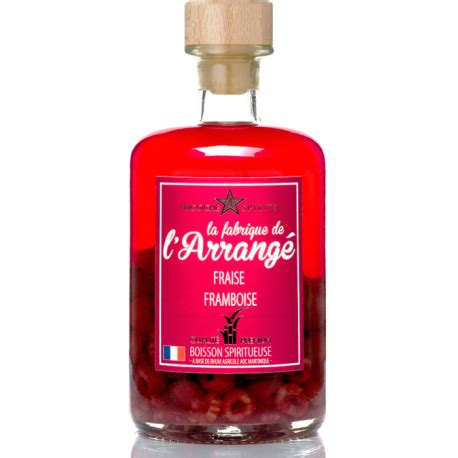 Rhum LA FABRIQUE DE L ARRANGE Rhum Arrangé Fraise Framboise étui