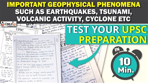 Important Geophysical Phenomena Earthquakes Tsunami Cyclone