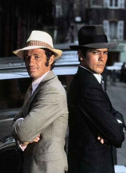 Alain Delon Y Jean Paul Belmondo En El Film Borsalino 1970 Borsalino