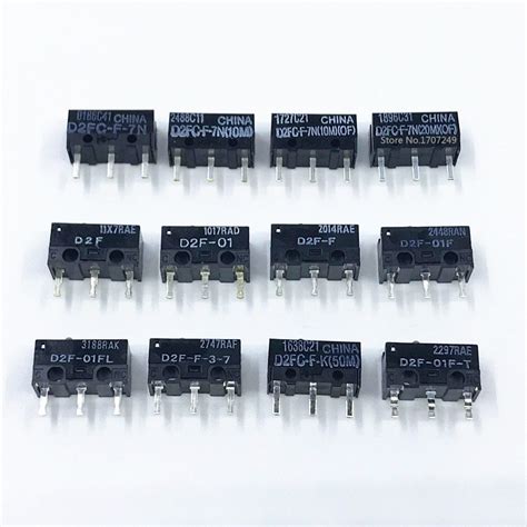 10Pcs Original OMRON Mouse Micro Switch D2FC F 7N 10m 20m OF D2FC F K